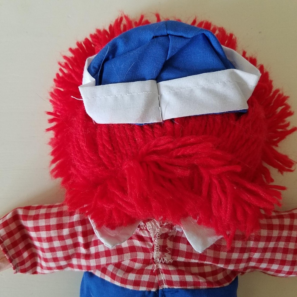 Raggedy Ann Johnny Gruelle Hasbro Softies and Andy Playskool‎ 12" Vintage Dolls - Picture 12 of 16